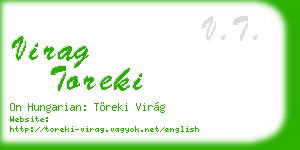virag toreki business card